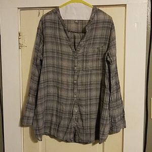 Long sleeve cotton tunic/top